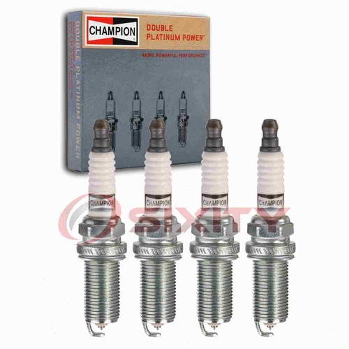 4 pc Champion Double Platinum Spark Plugs for 20102013 Kia Forte 2.0L