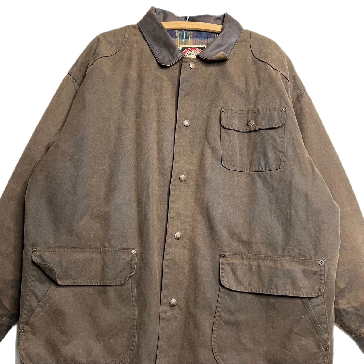 Vintage The Australian Outback Collection Jacket Made in Canada Large  Oilskin