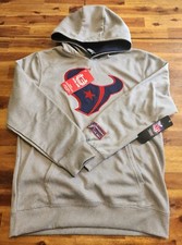 Ultra Game NFL Houston Texans Youth XL 18-20 Fleece Gray Hoodie NWT