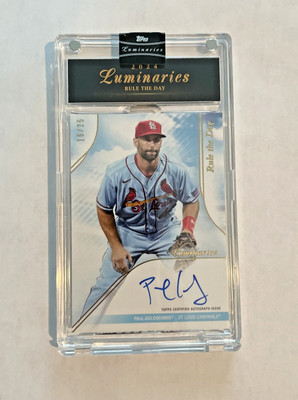 2024 Topps Luminaries Paul Goldschmidt Rule The Day Auto 16/25 