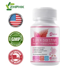 Probiotics 100 Billion CFU Potency Digestive Immune Health 60 Capsules 1250mg