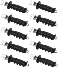 Dare Products 1793 Old Ironsides Black Insulated Spring Gate Handle - Pack of 10