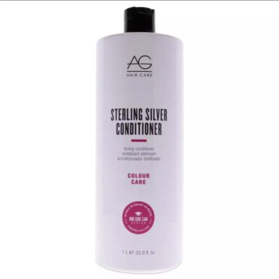 AG Care Sterling Silver Toning Conditioner 33.8 oz Liter Purple Hair Anti-Brass