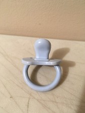 Vintage Baby Pacifier Blue Color Dolls or Collector Item Orthodontic Nipple