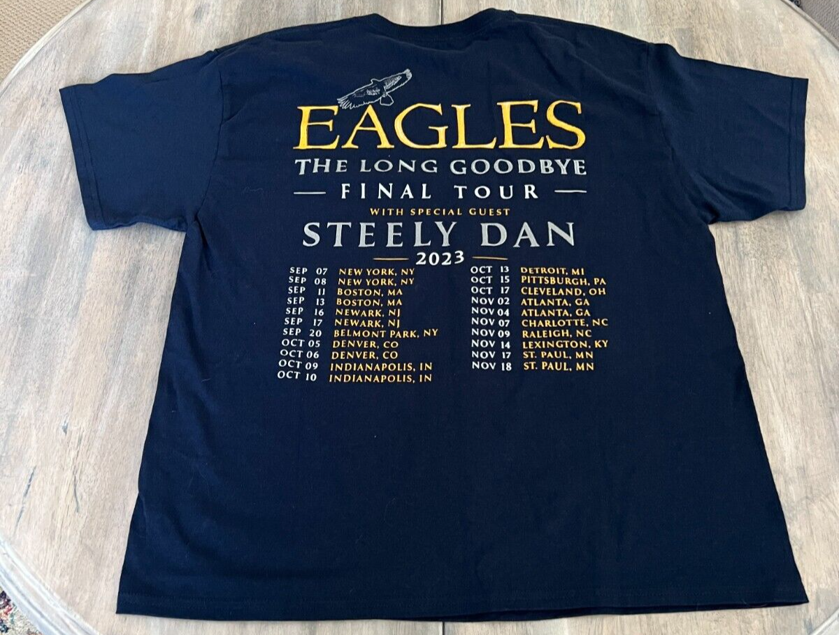 EAGLES FAREWELL TOUR 2004 Tシャツ M The Eagles 2023 The Long