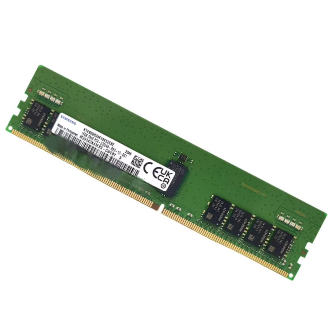 Samsung 64GB (4X16GB) 3200MHz DDR4 PC4-25600 ECC Registered RDIMM