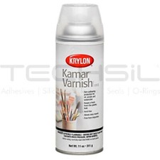 Krylon Kamar Varnish 11oz | Non Yellowing Synthetic Varnish | Art Protection