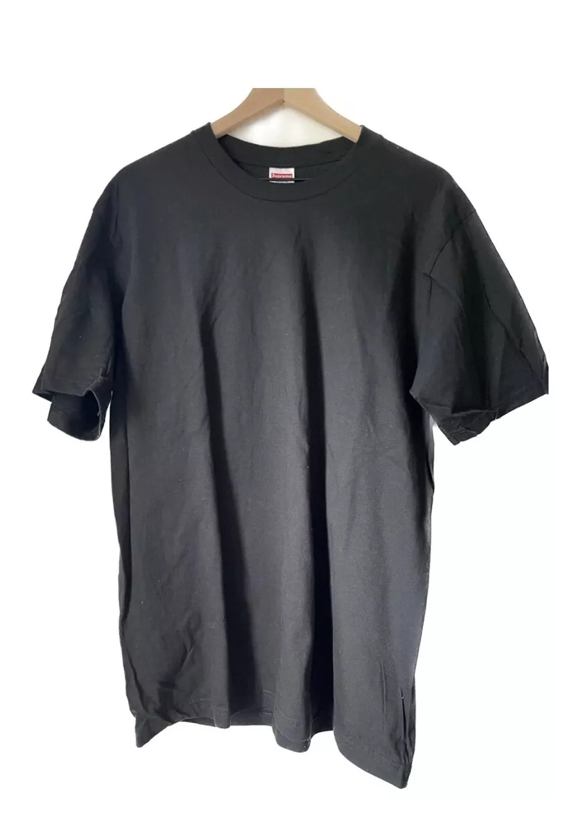 Supreme Blank Tee - Black - Size XL - Supreme T-Shirt - RARE