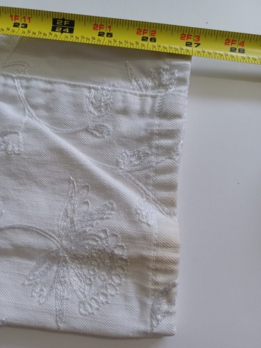 Lauren Ralph Lauren weiße Damenjeans 6 bestickt Blumen modern Skinny Ankle - Bild 17 von 24