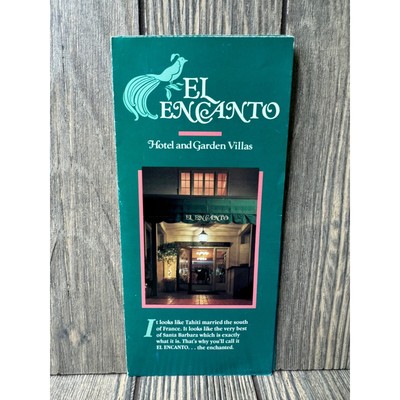 Vintage El Encanto Hotel & Garden Villas Vintage Brochure