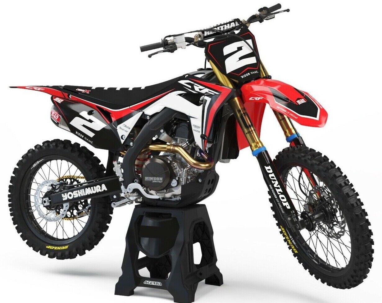 Honda CRF 250 X - 2004 / 2017 Full Custom Graphic Kit REBOUND