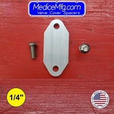 Aluminum Fuel Pump Block-off Plate 14 Thick Oldsmobile 350 455 Aluminum Fuel Pump Block-off Plate 14 Thick Oldsmobile 350 455