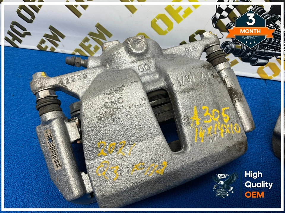 Juego de pinzas de freno delanteras izquierda y derecha AUDI Q3 2019-2023 OEM Foto 2 de 4