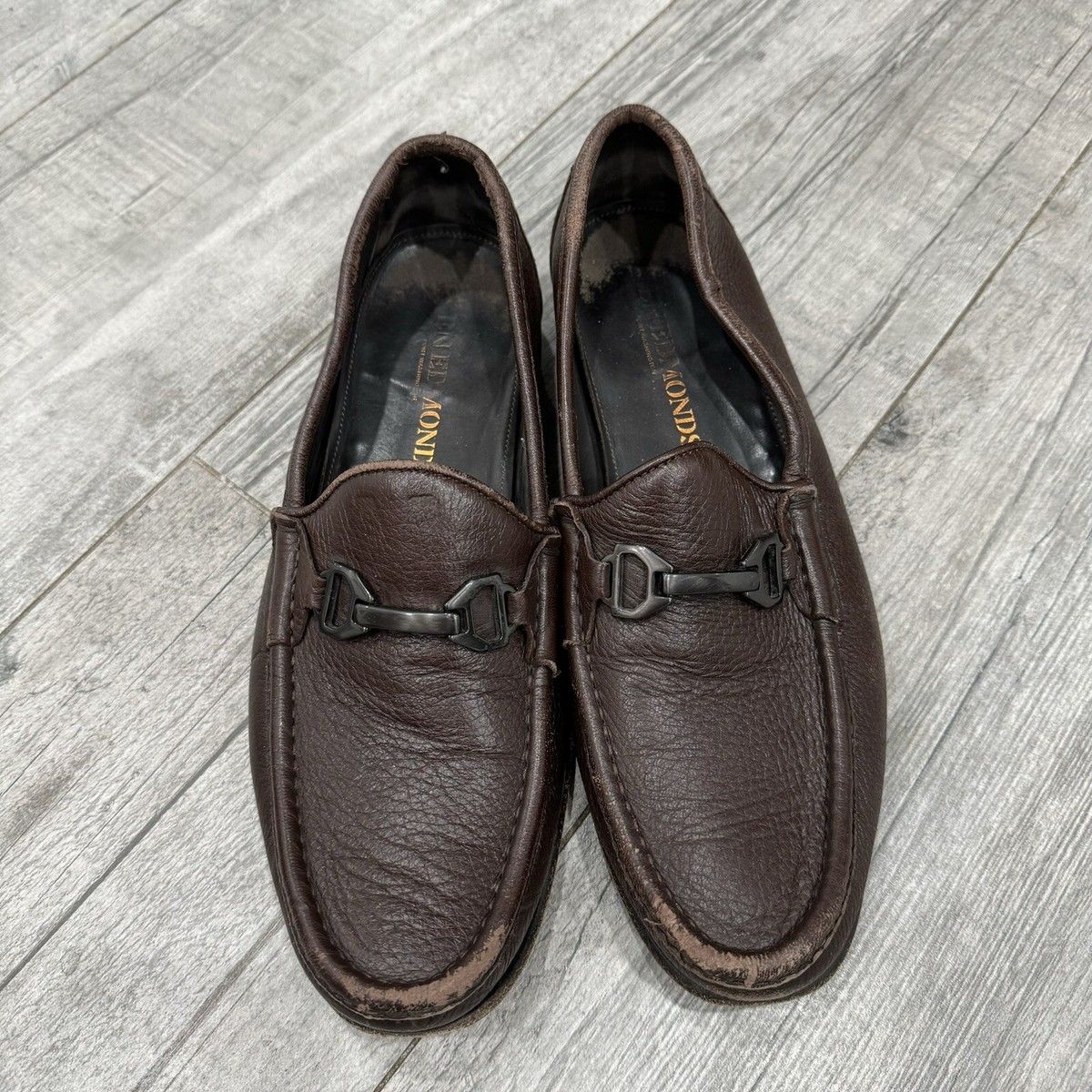Allen Edmonds Men's Size D Brown Vinci Bit Loafers (*Discontinued