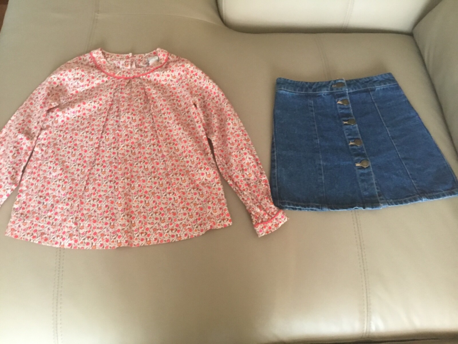 Kids girls David Jones Skirt and Blouse by CYRILLUSParis size 8 years eBay
