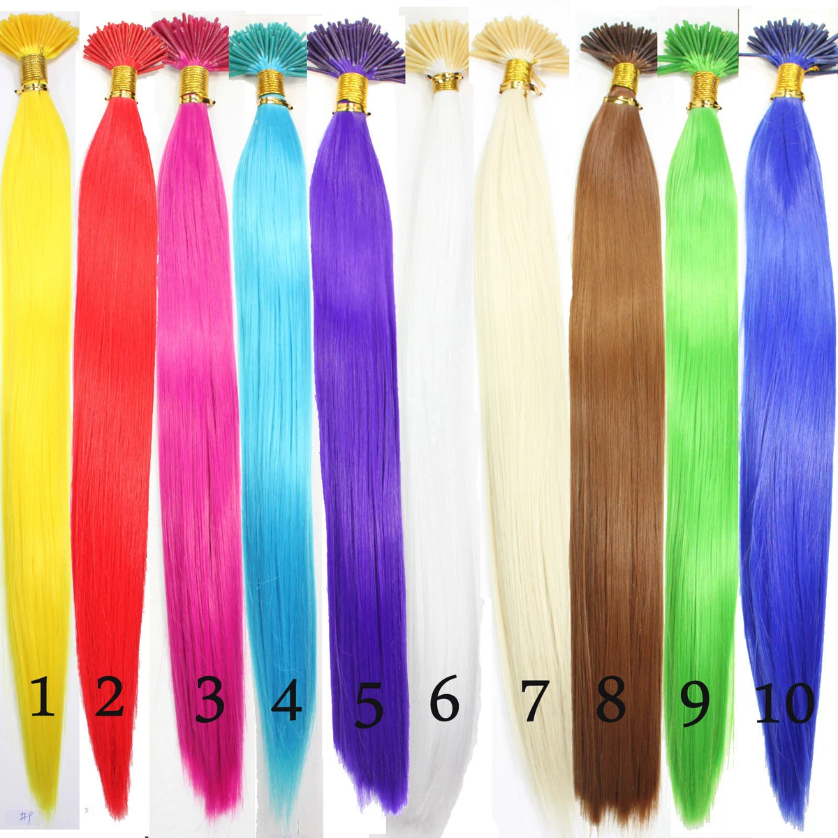 Synthetic hair cheap feather extensions