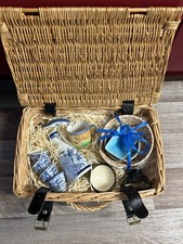 15 Piece Japanese Tableware Bundle With Basket Including Vintage Lustre Ware Cup
