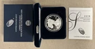 2019-W SILVER EAGLE DOLLAR PROOF COIN WITH ORIGINAL US MINT PACKAGING & COA
