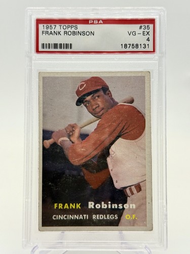 1957 Topps #35 Frank Robinson Cincinnati Reds Rookie PSA 4
