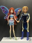 2012 Winx Club • Bloom & Sky Knight Dolls • Jakks Pacific • TRU Exclusive • RARE