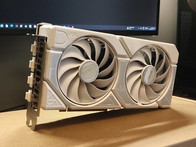 ASUS Dual GeForce RTX 5060 Ti 16GB OC Edition GDDR7 White Gaming Grafikkarte