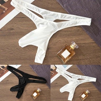 Sexy Unterwäsche Herren G-String für Date Nacht elastische Passform Beutel Design T-Back Schnitt