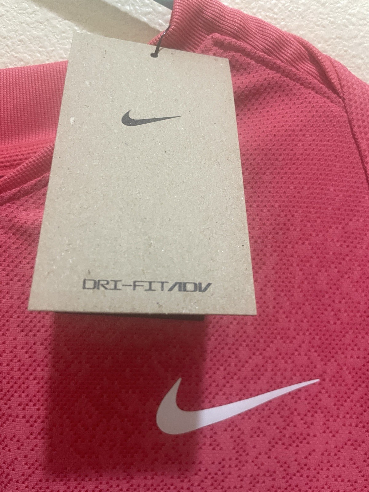 RARE Nike Rafa Nadal Player Exclusive PE Tennis Shirt Pink - Large L - FD5409 image 3