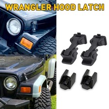 For Wrangler Jeep Tj 1997-2006 Locking Catch Parts Hood Latch Black Buckle Kit For Wrangler Jeep Tj 1997-2006 Locking Catch Parts Hood Latch Black Buckle Kit