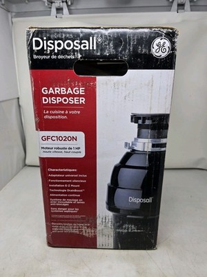  GE Disposall Continuous Feed Garbage Disposal (1 HP HEAVY DUTY MOTOR) GFC1020N
