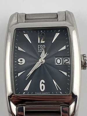 ESQ Quartz Watch by MOVADO, Stainless Steel Case/Band, Beautiful Sunburst Dial