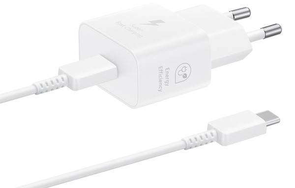 Samsung EP-T2510 25W USB-C SchnellladegeräT Mit Kabel 1M, Weiß-image
