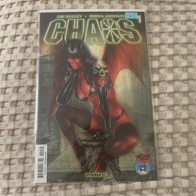 Chaos #1 Monte Moore Variant Mile High Comics Exclusive Purgatori Vampirella NM