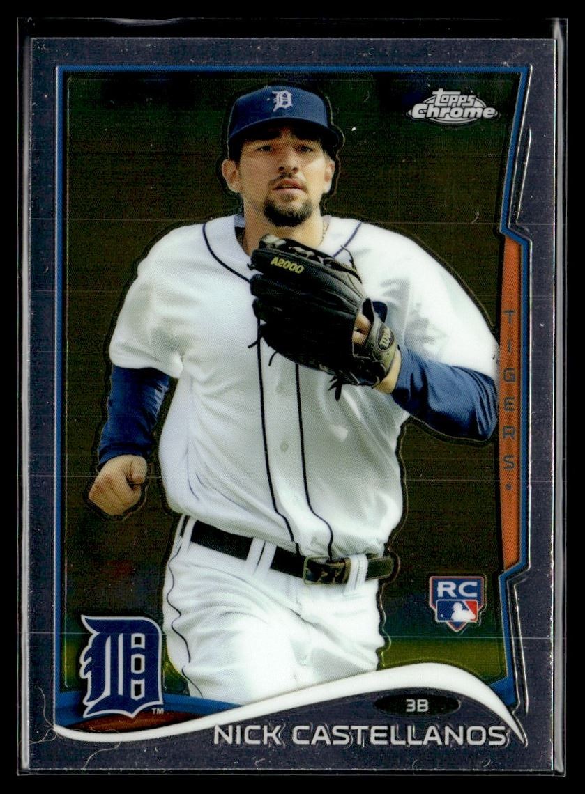 2014 Topps Chrome Nick Castellanos Rookie Detroit Tigers #4