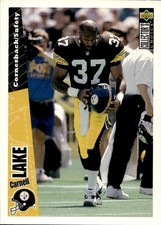 NFL card # 131 Carnell Lake Upper Deck 1996
