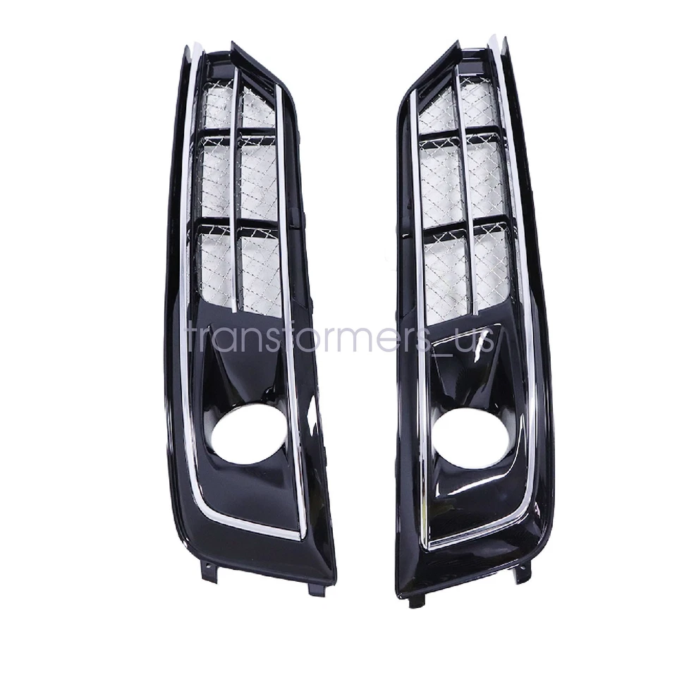Cubiertas de faros antiniebla delanteros izquierdo y derecho 2 piezas para Audi A8/Quattro D5 2015-2017 Foto 3 de 4