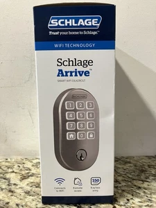 Schlage Arrive - Century Satin Nickel - Smart Wifi Deadbolt Lock *NEW & SEALED*
