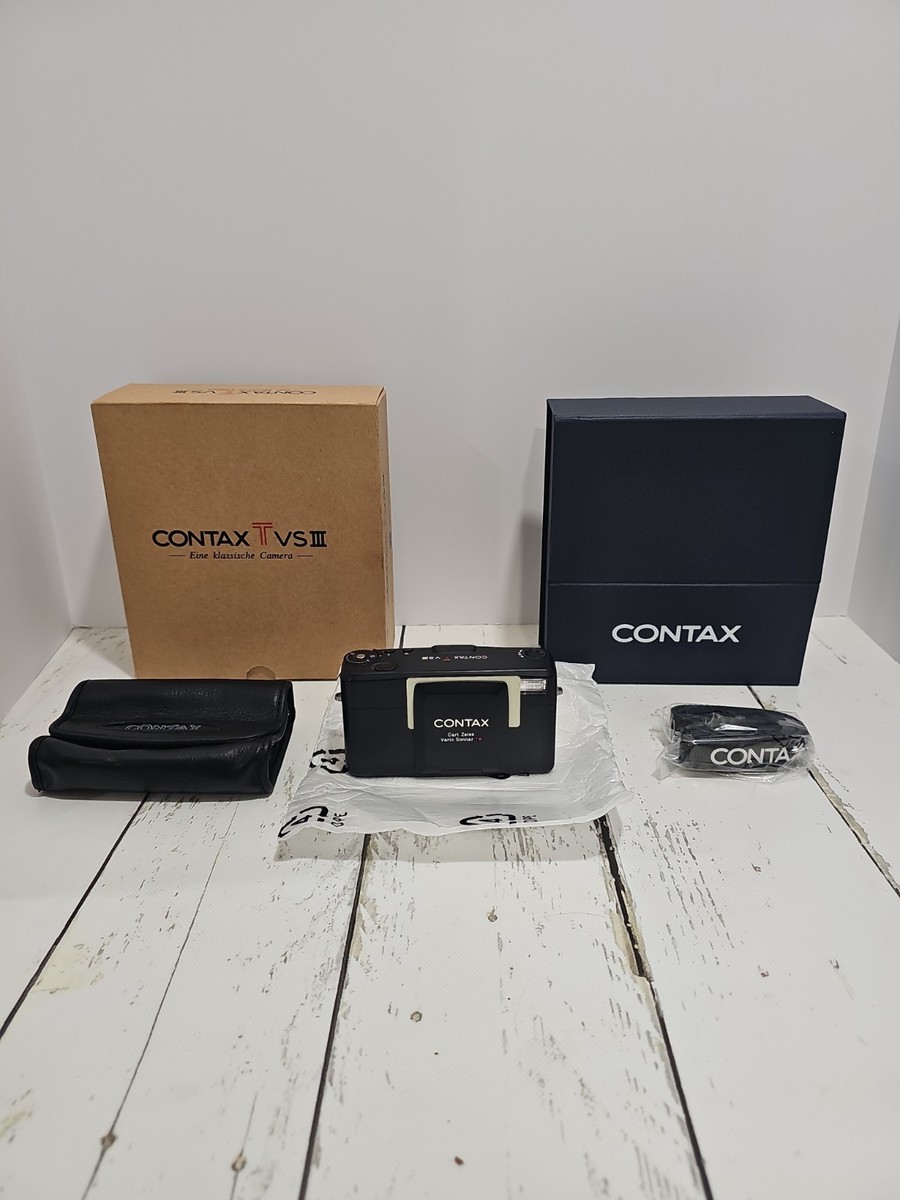 Contax TVS III 35mm Point & Shoot Film Camera With Case And Box