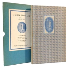 John Milton POEMS  Vintage Copy