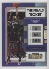 2021-22 Panini Contenders The Finals Ticket 43/49 De'Aaron Fox #59 0e1b