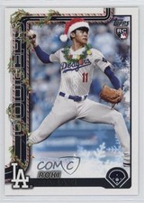 2025 Topps Holiday Holiday Variation SP Holiday Variation Roki Sasaki #H23 15zu