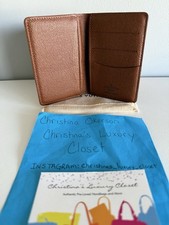 Louis Vuitton Organizer da Tasca Marrone Monogramma