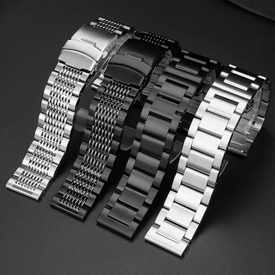 20mm-24mm Men Watch Band Steel Bracelet For Casio EFR-303L EQB-501 EFS-S500 S510