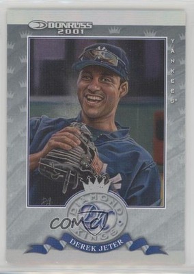 2001 Donruss Diamond Kings Studio Series 212/250 Derek Jeter #DK-5 HOF g5i