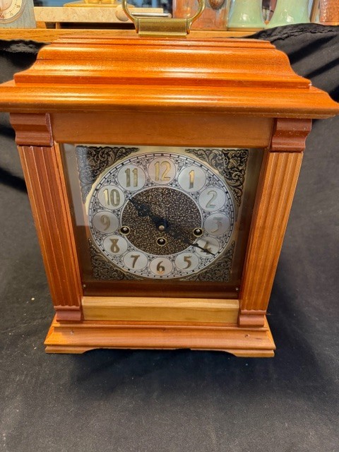 Hermle Austen Mantle Clock (SOLID CHERRY) Westminster chimes