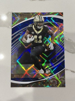 2025 Panini Absolute Alvin Kamara #36 Blue Diamonds /425 New Orleans Saints