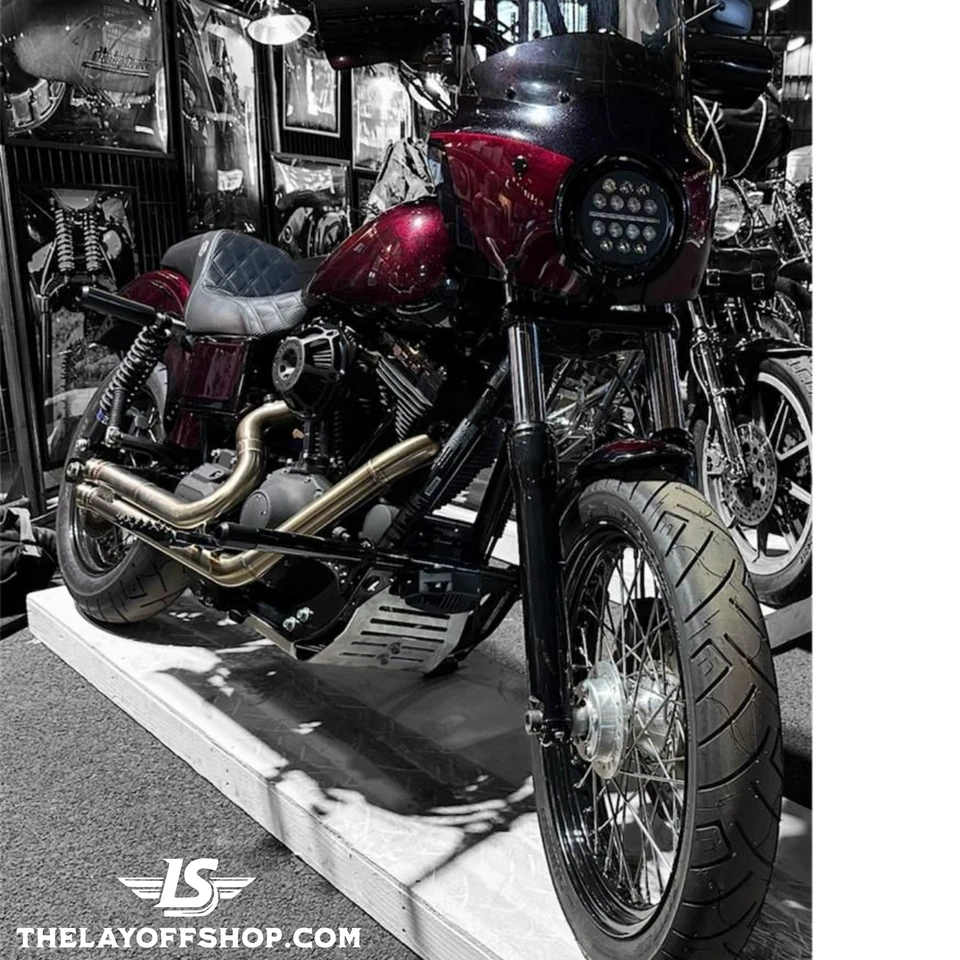 Harley Dyna Skid Plate Fxd 1991-2017 Foto 2 de 4