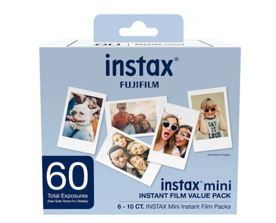 Fujifilm - instax mini Instant Film Value Pack - White