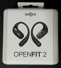 Shokz OpenFit 2 True Wireless Open-Ear Earphones - Black - Brand New