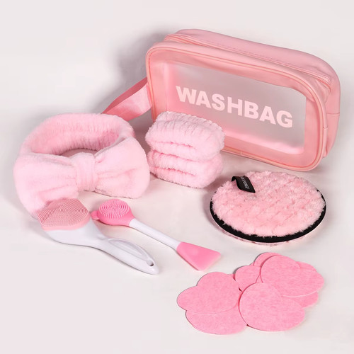 17PCS Facial Cleansing Set Face Brush Headband Mud Mask Brush Skin Care Tools