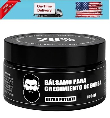 Estimulante Para Barba, Bálsamo Para Crecimiento De Barba Ultra Potente, Ultra P
